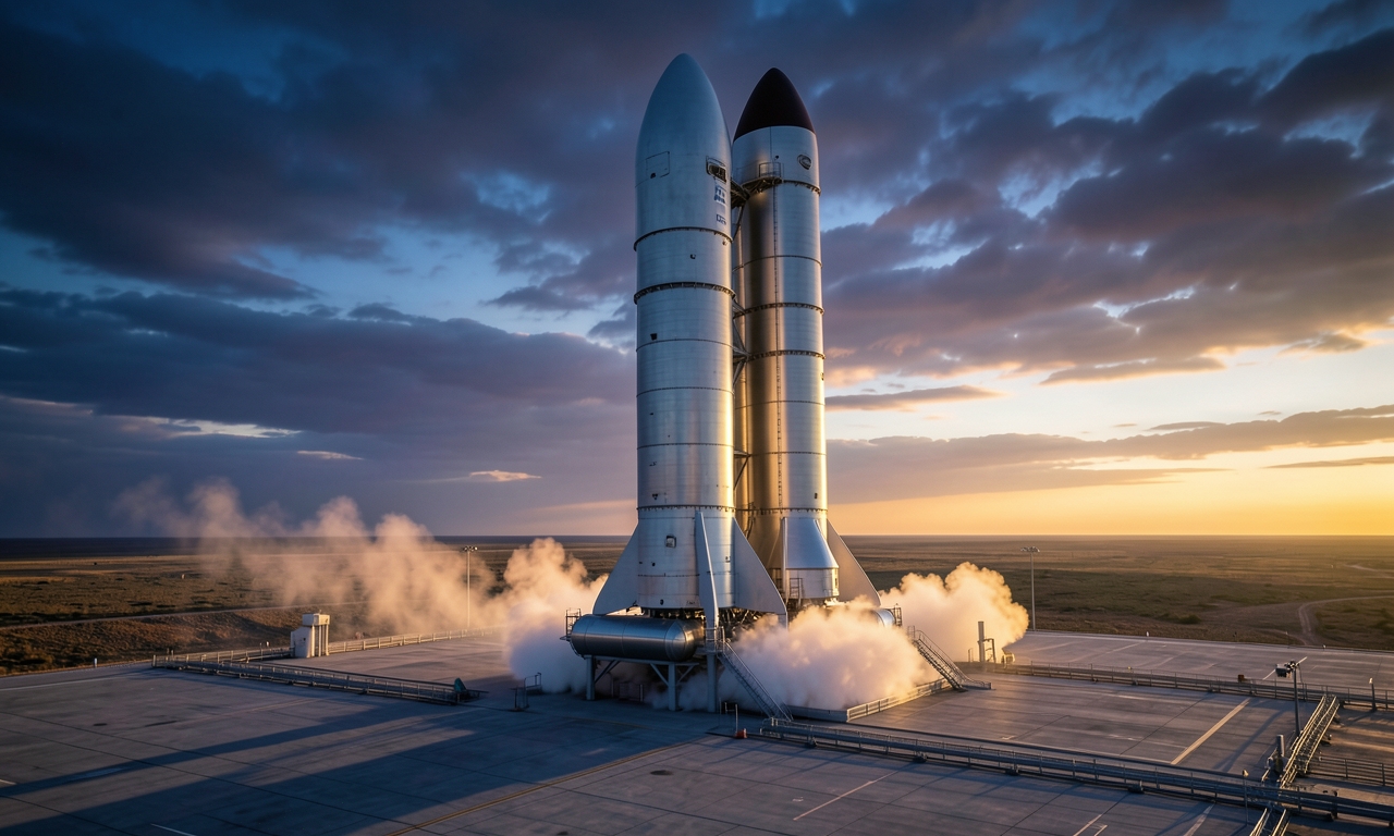 SpaceX stacks Starship and Super Heavy ahead of first orbital flight attempt